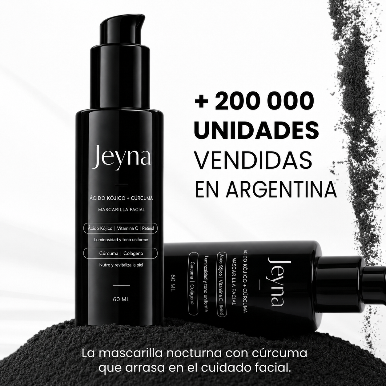 Mascarilla Coreana Antiedad con Colágeno y Cúrcuma
