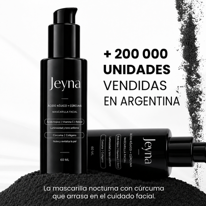 Mascarilla Coreana Antiedad con Colágeno y Cúrcuma